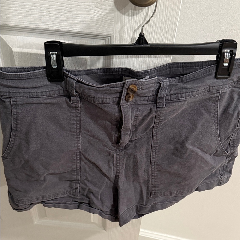 a new day Charcoal Women's Cargo Shorts